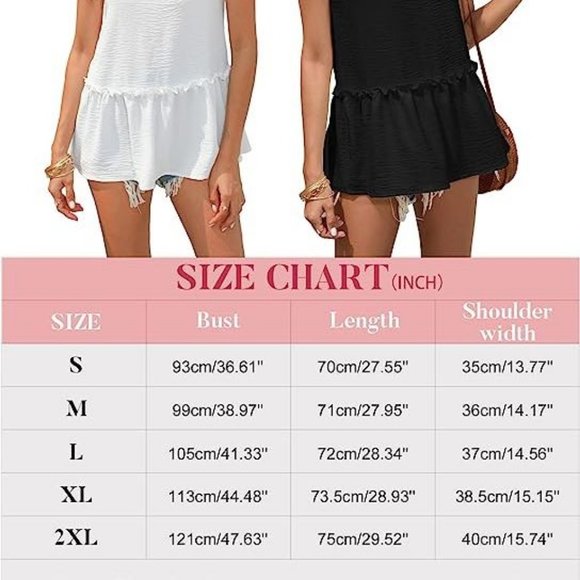 Sleeveless Ruffle Top XXL *NWOT* - Picture 5 of 5